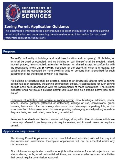 Zoning Application Guide