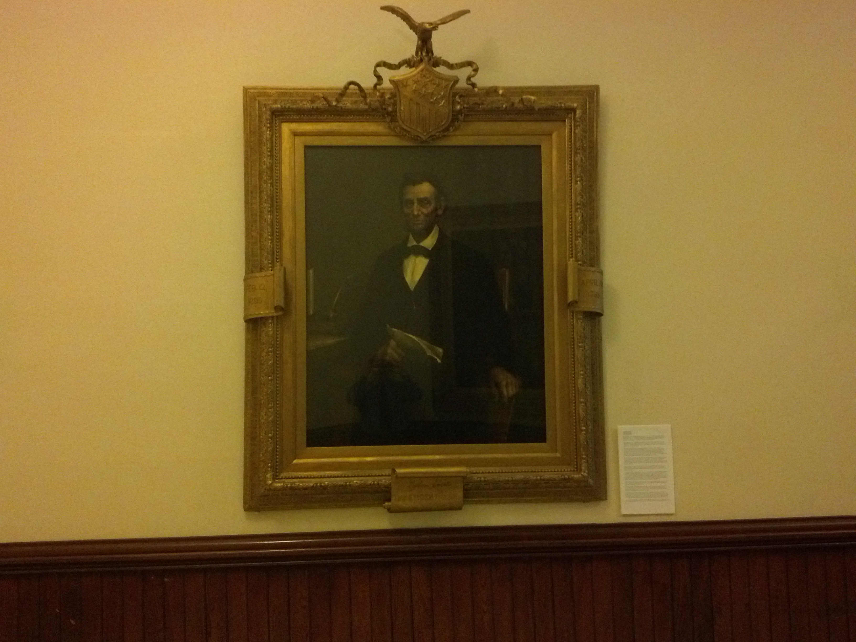 Lincoln Portrait Re-Creation